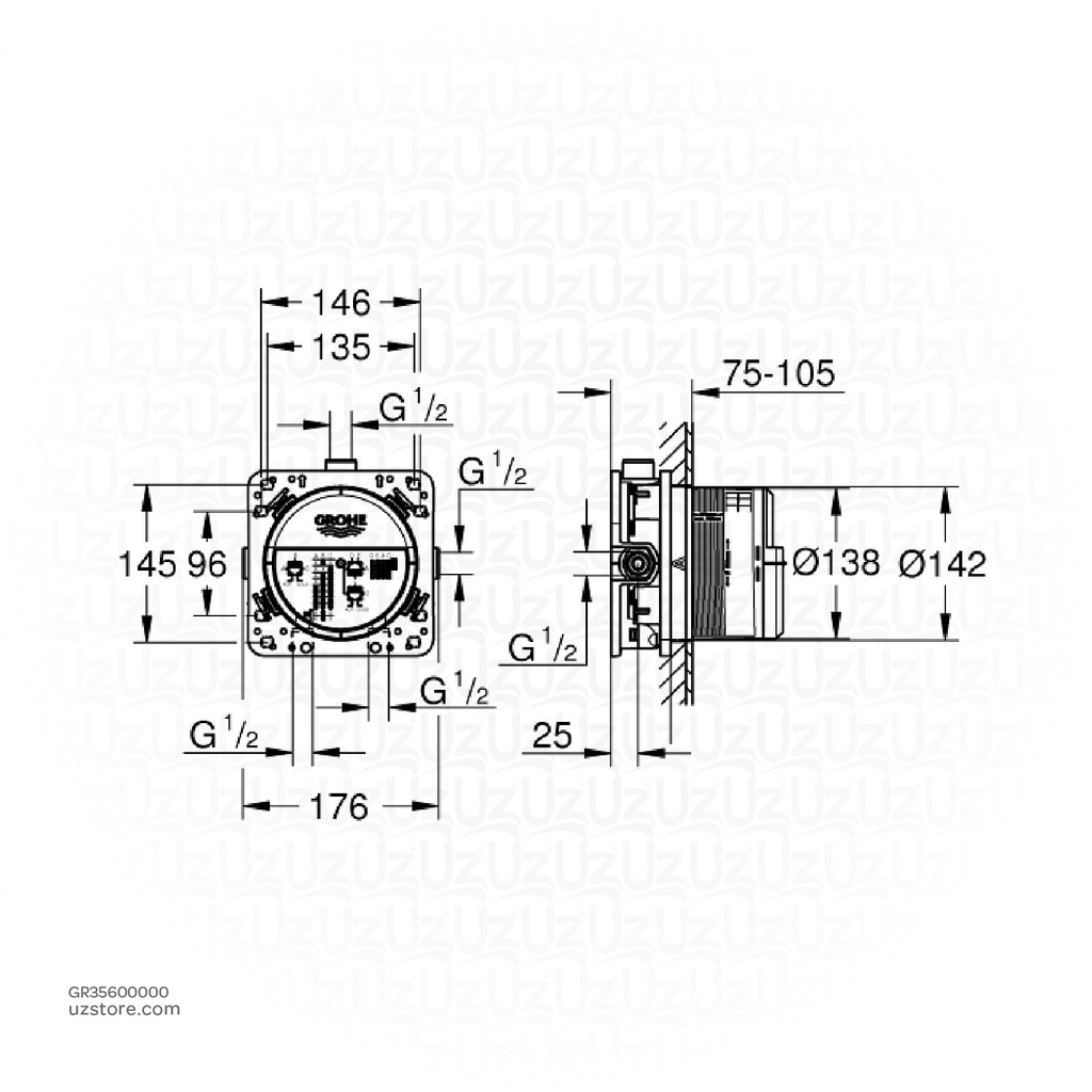  GROHE Rapido smartbox -GR35600000