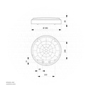 Philips CoreLine Wall-mounted WL140V LED20S/840 PSU W 20 W, D390 mm, 2200 lumen, 4000 K, IP65 Half white 911401847682