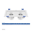 OPPLE LED SpotGR-US-2-16W-4000-24D-WH-GP Half white 541003340900