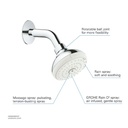 GROHE NTempesta 100 III headshower set 26088001