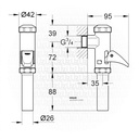 Grohe DAL-Full Automatic Flush Valve for WC 37141000