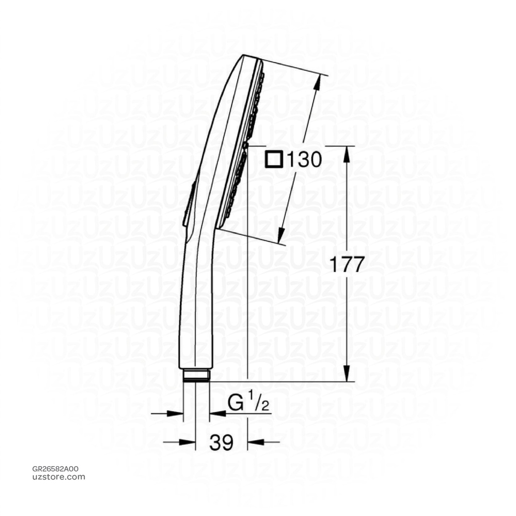 GROHE RSH SmartActive 130 handshower 9,5l 26582A00