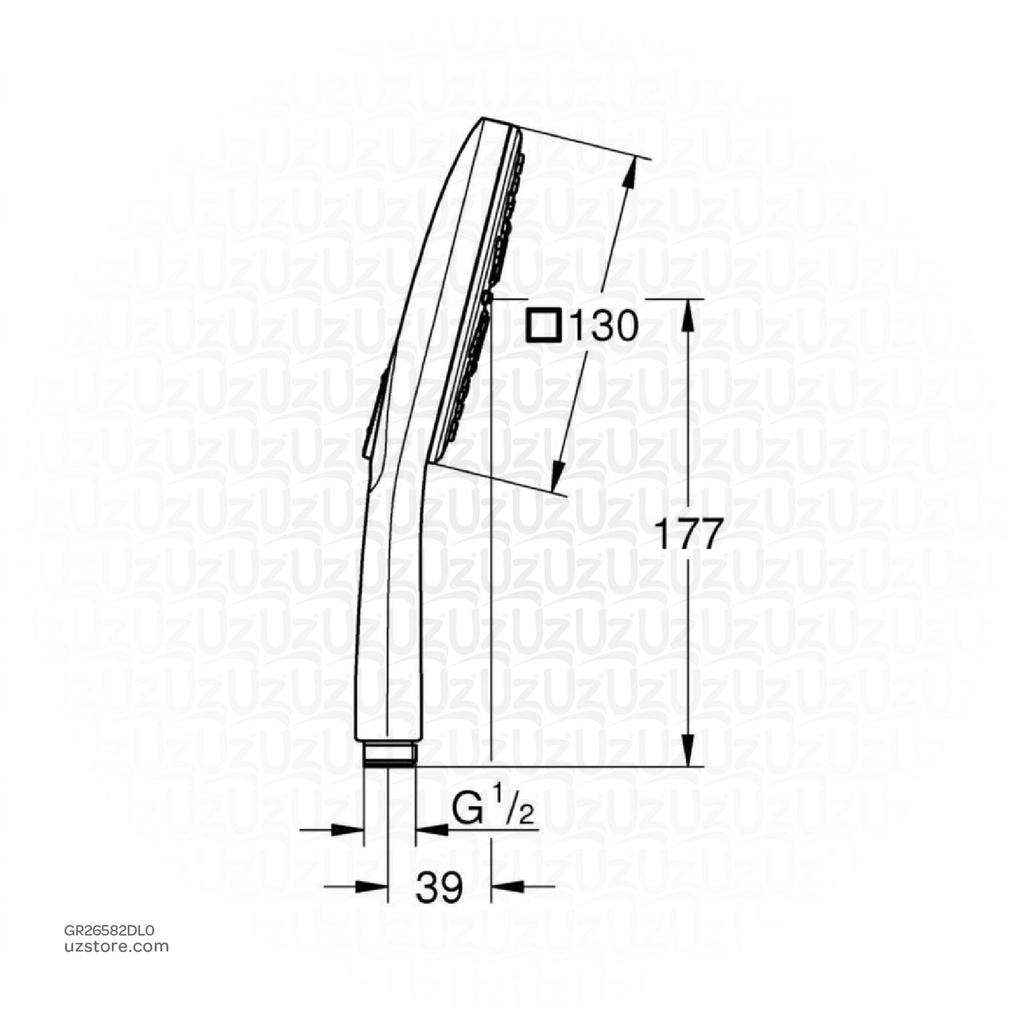 GROHE RSH SmartActive 130 handshower 9,5l 26582DL0