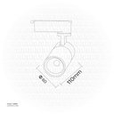 BlackRed Focus Light Warmlight GD502-10W