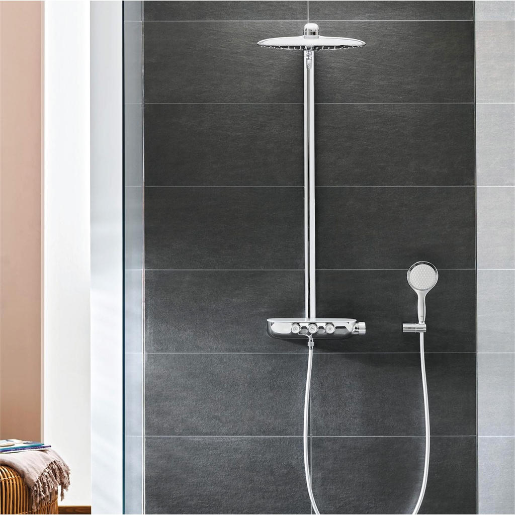 GROHE 26250000 | Rainshower System SmartControl 360 DUO Shower system with thermostat for wall mounting