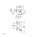 GROHE Plus OHM shower exp 33577003