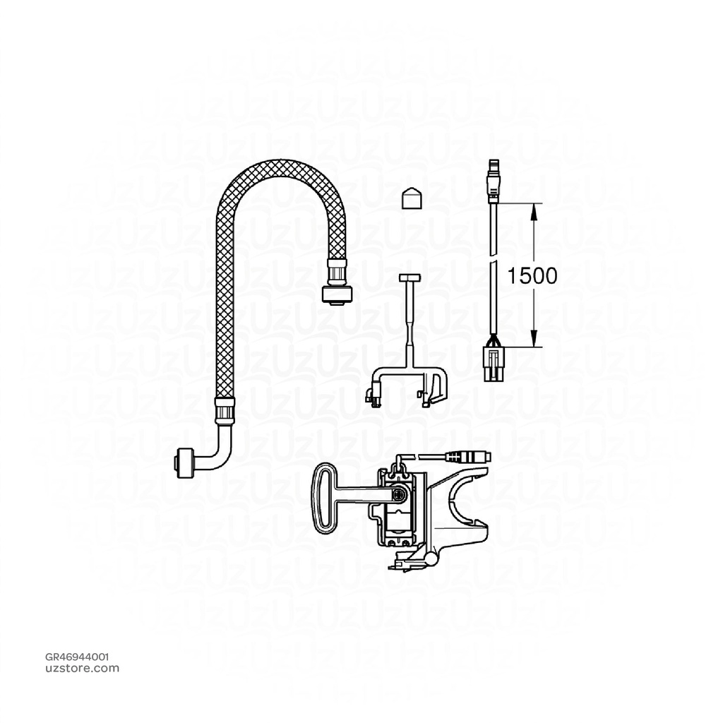 GROHE Install.kit f. autom.flush sensor cable 46944001