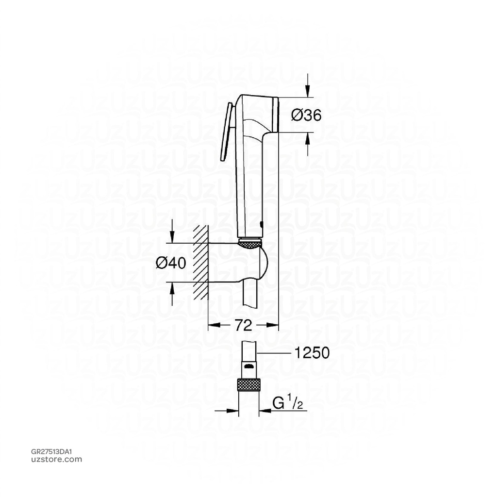 GROHE New Tempesta-F Trigger Spray Set27513DA1