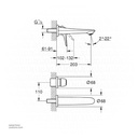 GROHE Eurostyle 2015 OHM trimset basin 19571003