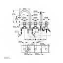 GROHE Atrio New 2hdl trimset bath 5-h 19923003