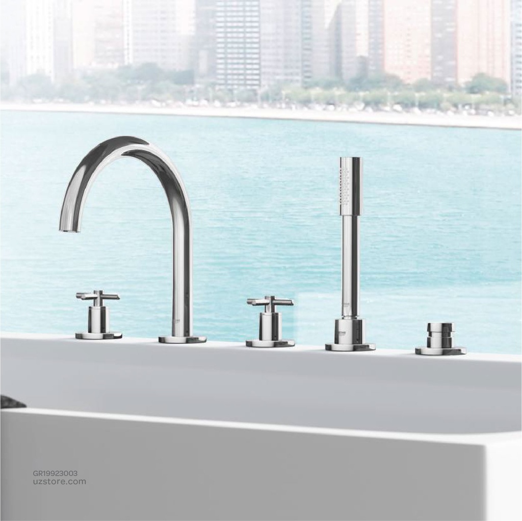 GROHE Atrio New 2hdl trimset bath 5-h 19923003