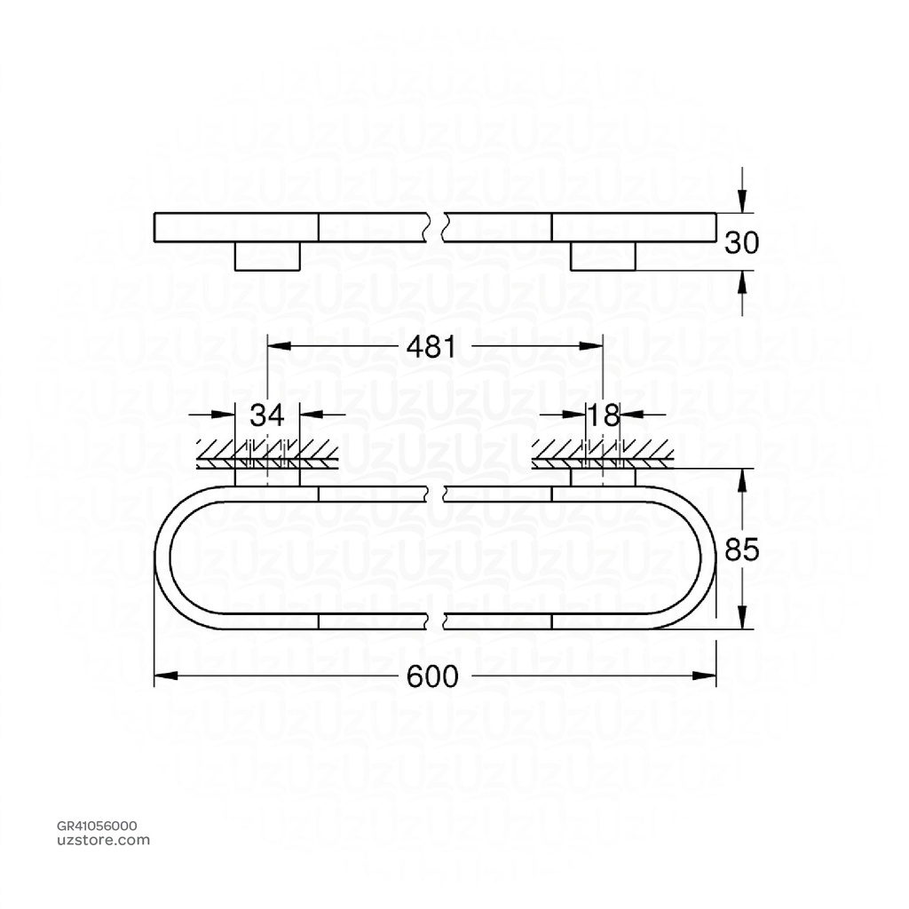 GROHE Selection Towel Rail 41056000