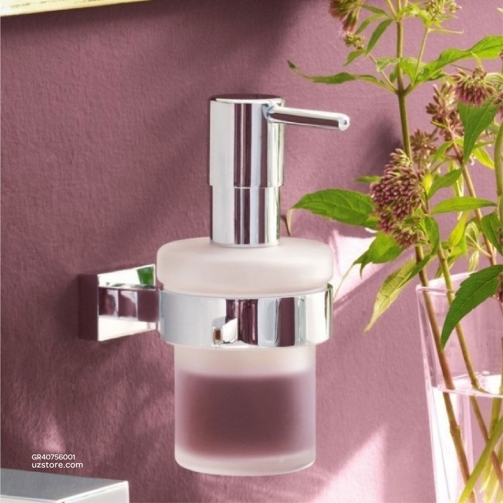 GROHE Essentials Cube Soap Dispenser w/Holder 40756001