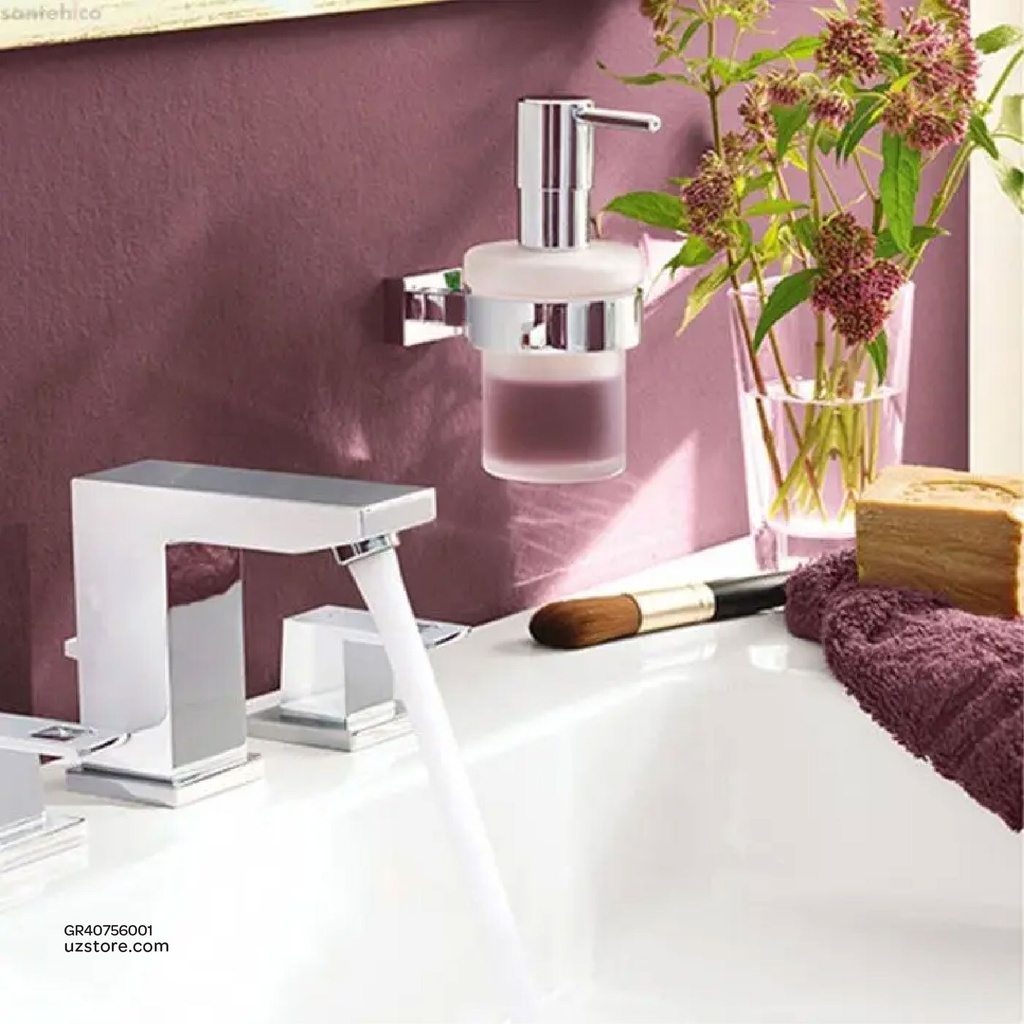 GROHE Essentials Cube Soap Dispenser w/Holder 40756001