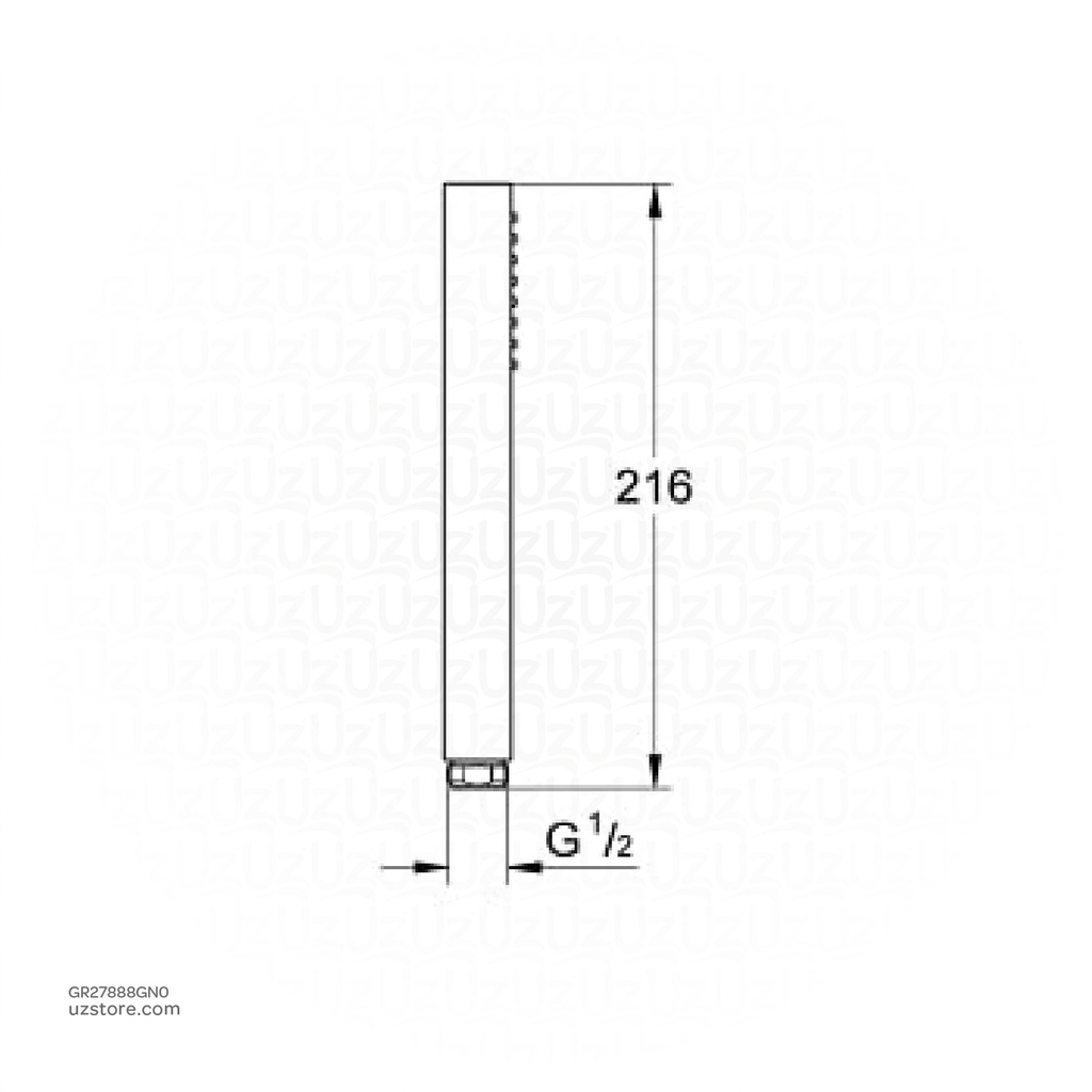 GROHE Euphoria Cube+ Stick handshower 9,5l 27888GN0