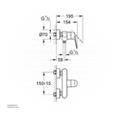 GROHE Eurodisc Cosmopolitan OHM shower exposed 33569002