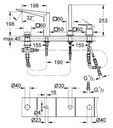 GROHE Allure Brilliant OHM bath 4-h 19787001