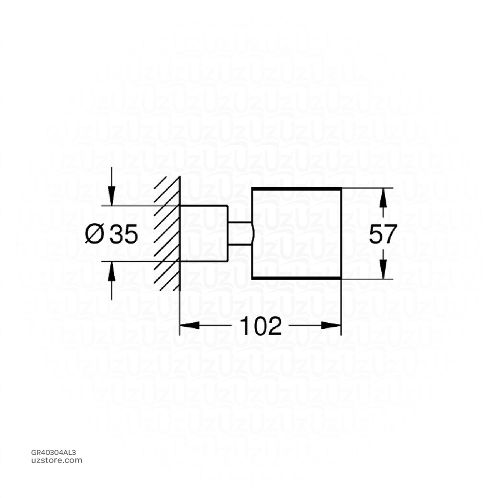 GROHE Atrio New Glass Holder 40304AL3