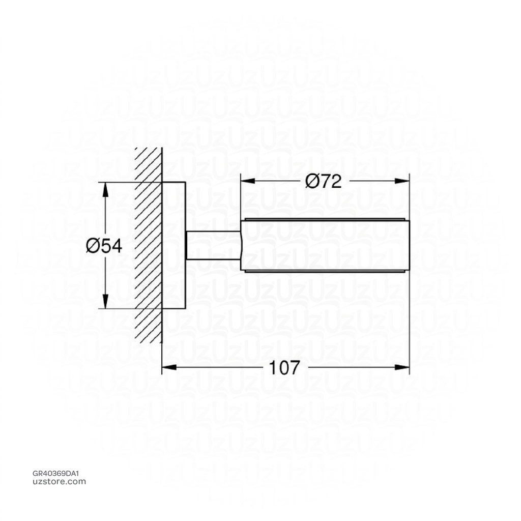 GROHE Essentials holder f.glass/dish/dispenser 40369DA1