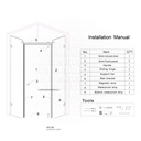 Shower Room With Tray JL102