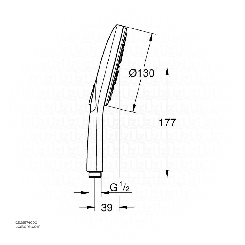 GROHE RSH SmartActive 130 handshower 26574000