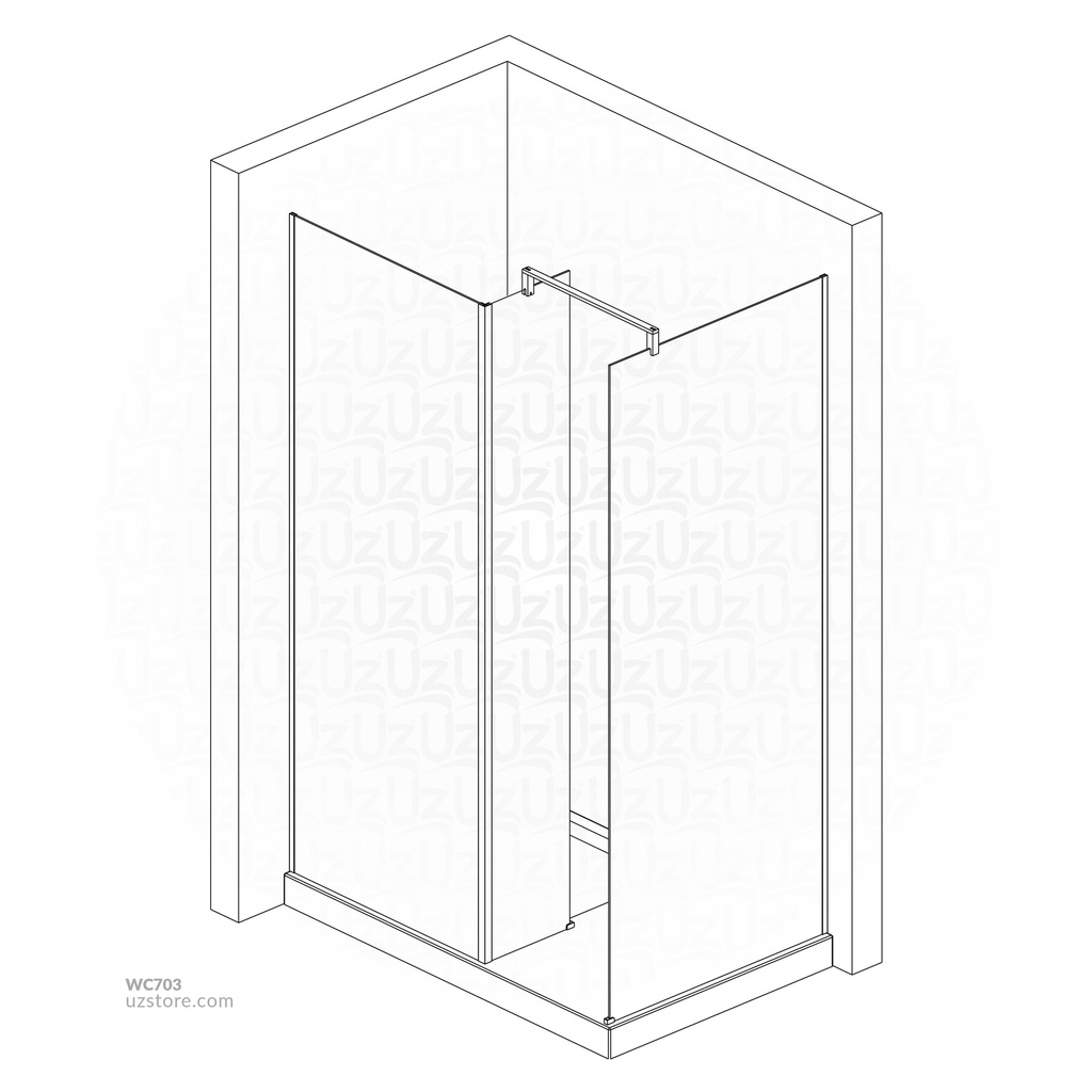 Shower Room With Tray JQ304