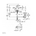 GROHE Eurosmart Cosmopolitan OHM bidet 32839000