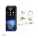 Kludi RAK Caliber 210210.GD1 Bathroom accessories, 6pcs Gold