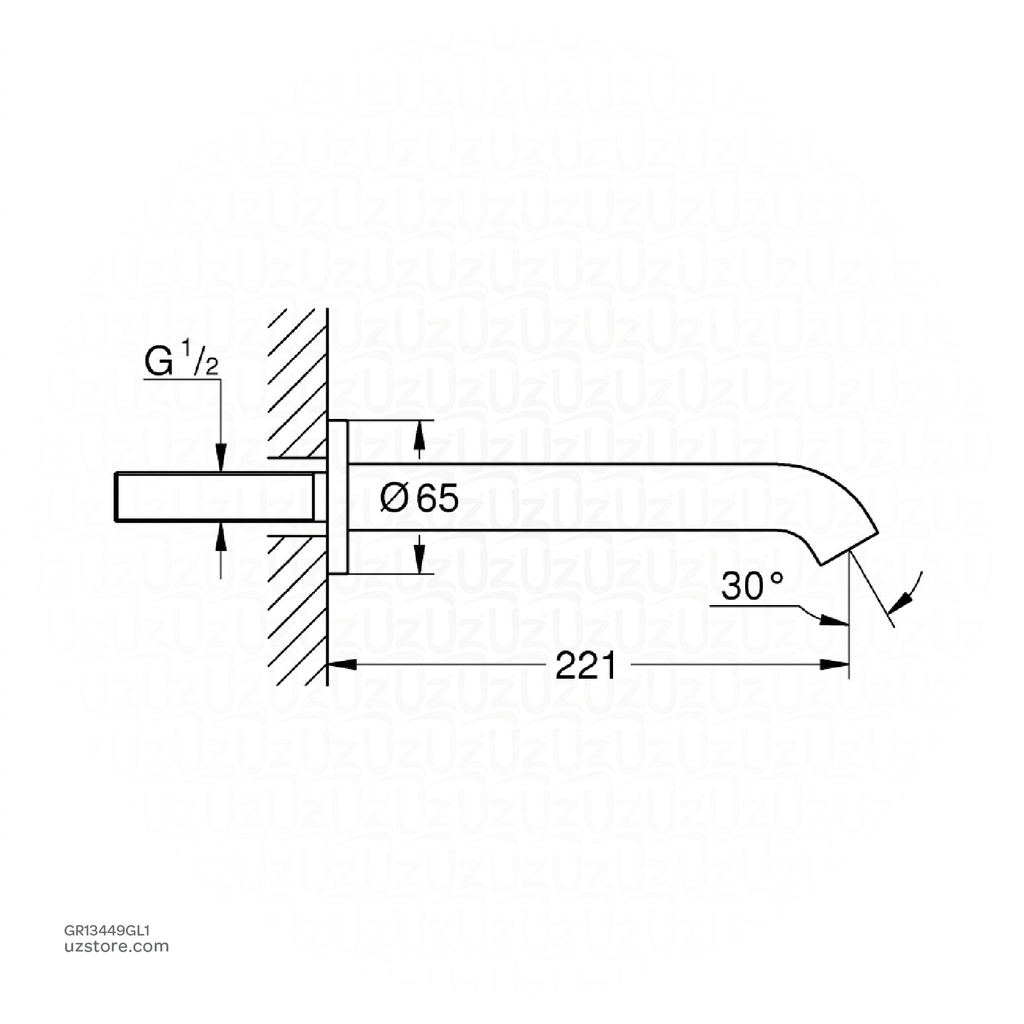 GROHE Essence New bath spout exp13449GL1