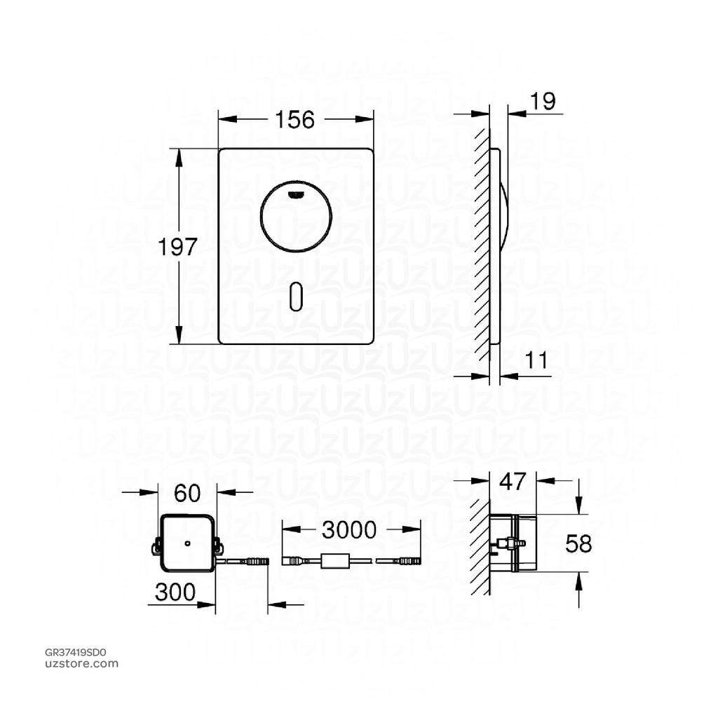 GROHE Tectron Skate 240V 37419SD0