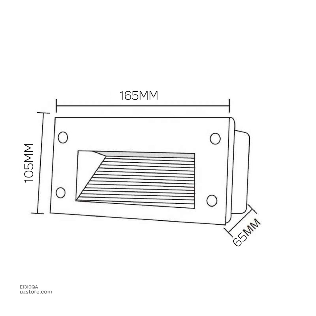 LED Outdoor Step LIGHT Q01-3W WW WHITE