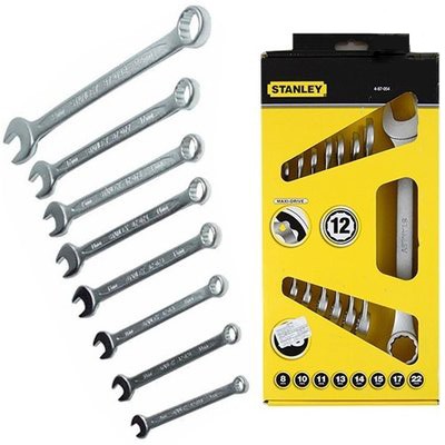 STANLEY Stecknuss 6 Mm Chrom-Vanadium-Stahl – Mit Maxi-Drive Für Mehr Drehmoment, Silber