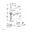 GROHE Essence E basin 6V L 36445000