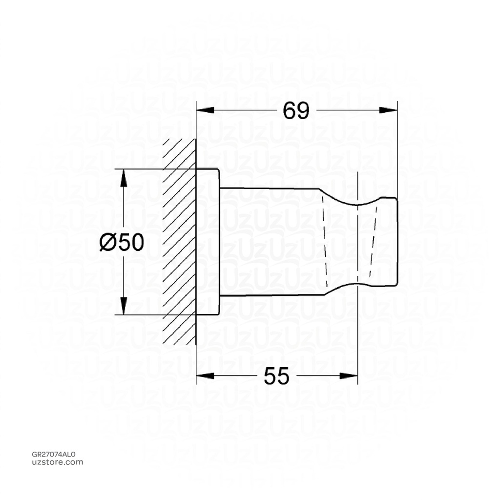 GROHE Rainshower shower holder 27074AL0