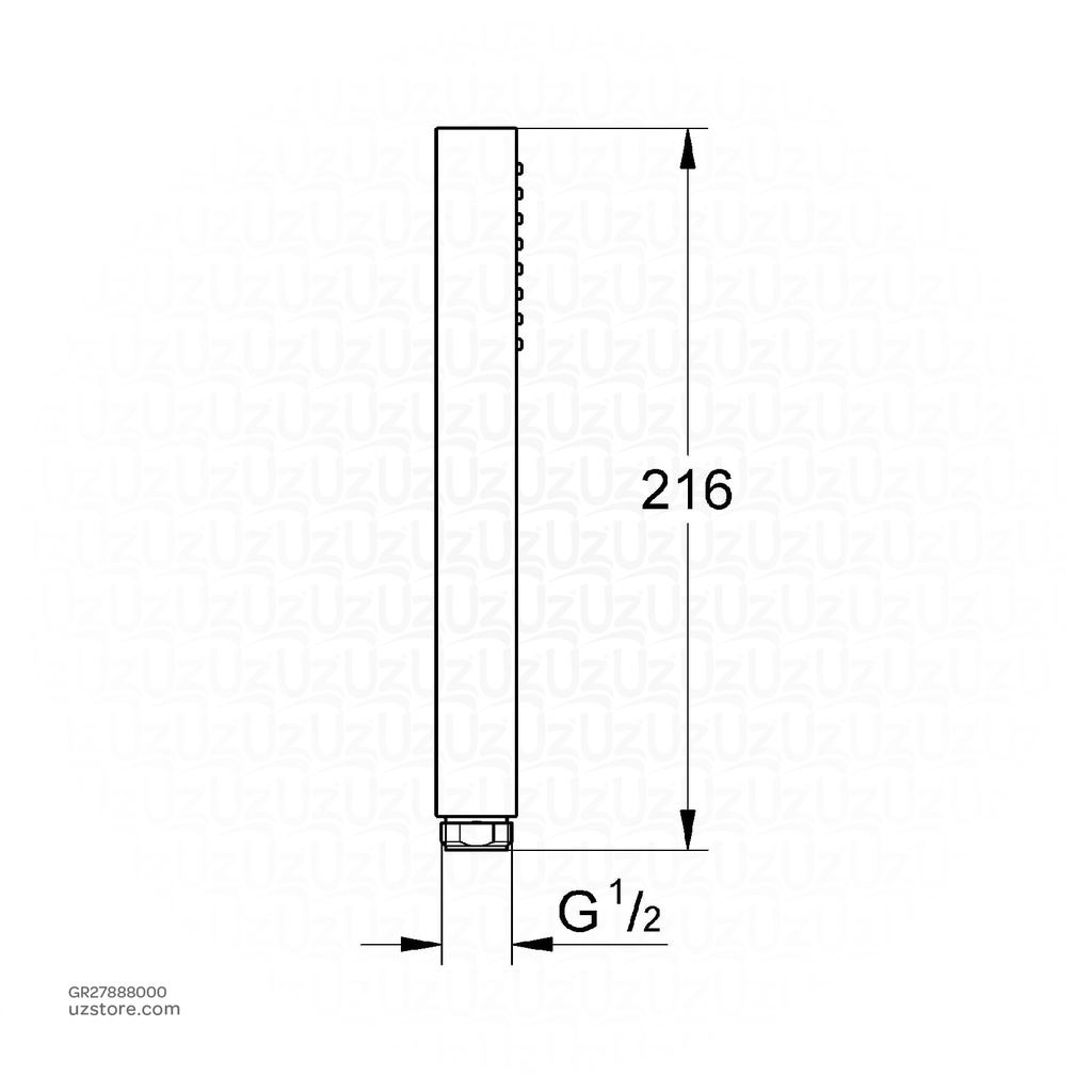 GROHE Euphoria Cube+ Stick handshower 9,5l 27888000