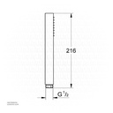 GROHE Euphoria Cube+ Stick handshower 9,5l 27888000