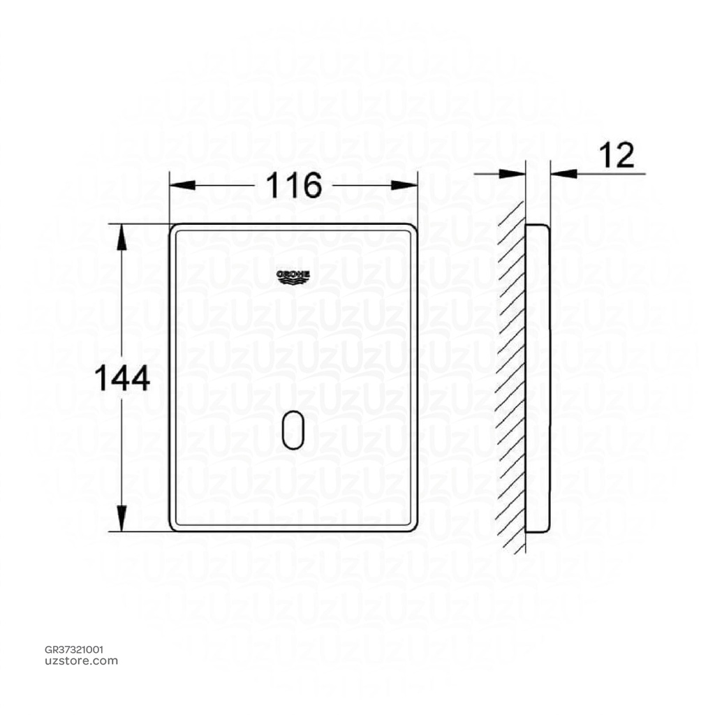 GROHE Tectron Skate eltr.mix. urinal 37321001