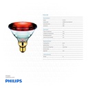 Philips 80W Heat Lambs Red
