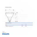 Philips 80W Heat Lambs Red
