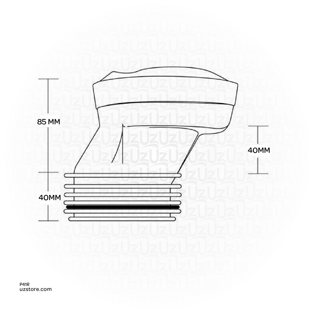 RAK Ceramic MULTI KWICK 40MM OFFSET WC Connector