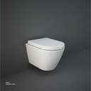 RAK Ceramic Resort Wall Hung WC & Soft Seat RST22AWHA-GL08K-YFG106C