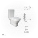 RAK Ceramic JUMEIRAH Closed Coupled Water Closet JUWCWUAWHSIA