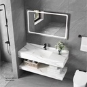 Sintered stone Downshelf without basin 60C Volakas white  60x50x4cm,  Down