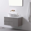 Basin,round, made of Corian, White Matt KZA-23106090B 360*360*170