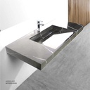 Sintered stone basin Sink on the middle 60S Armani gray  60x50x13cm