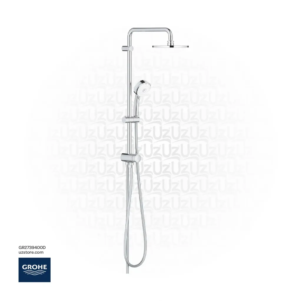[GR2739400D] GROHE Tempesta Cosmopolitan System 200 Shower system with diverter for wall mounting , 2739400D , chrome