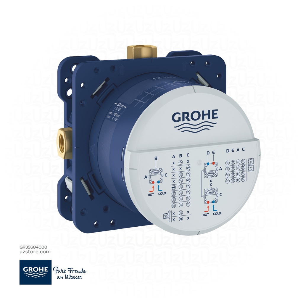 GROHE Rapido SmartBox Universal rough-in box , 1/2" , 35604000 , 