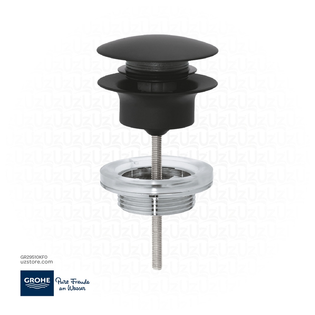 [GR29510KF0] GROHE Waste set with push-open plug , 29510KF0 , phantom black