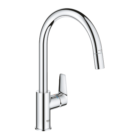 GROHE BauEdge OHM sink C-spout pull-out mouss       30536000