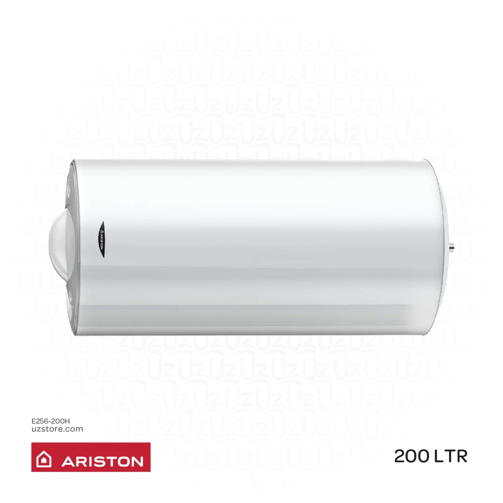 [E256-200H] ARISTON Electrical Water Heater, ARI 200 HORD 570 THER MO EU 3010899, 200Lts Horizontal 